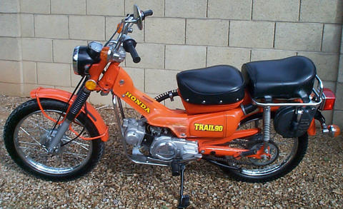 1976 Honda trail 90 #3