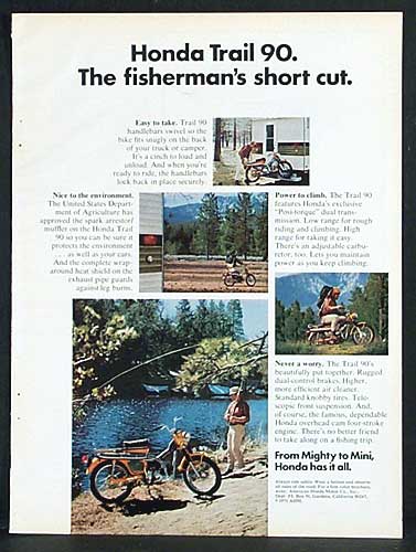 Honda Trail CT90 Ad - The Fisherman's short cut.
